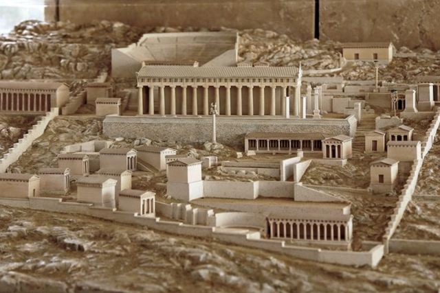 Delphi Sanctuary - Reconstruction of ancient site